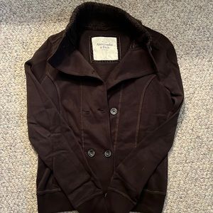 Abercrombie button sweatshirt